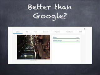 Better than
Google?
 