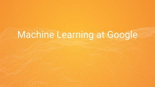 Machine learning and TensorFlow | PDF