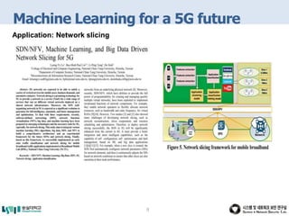 Machine learning for 5G | PPTX