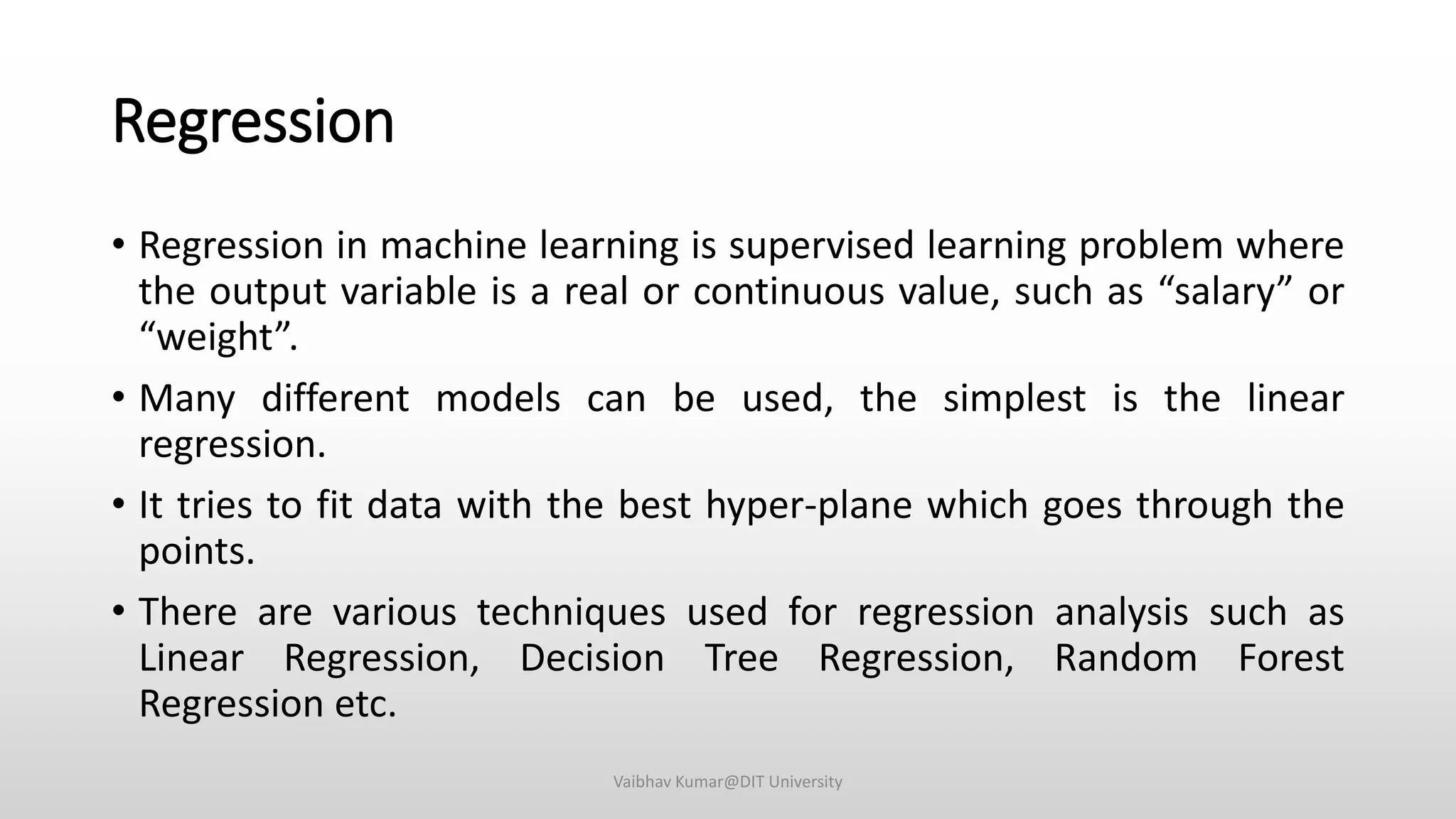 Machine learning for Data Science | PPT 