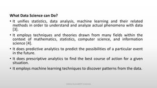 Machine learning for Data Science | PPTX