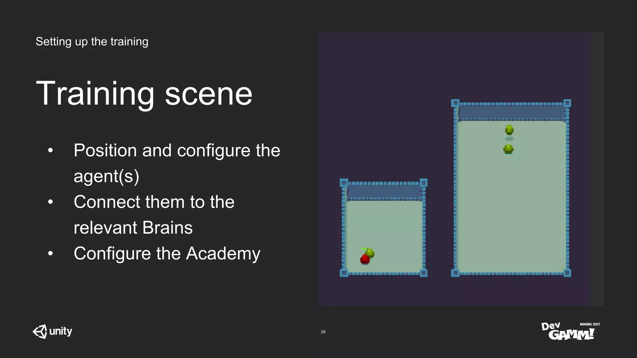 Machine Learning in Unity - How to give your game AI a real brain | PPTX