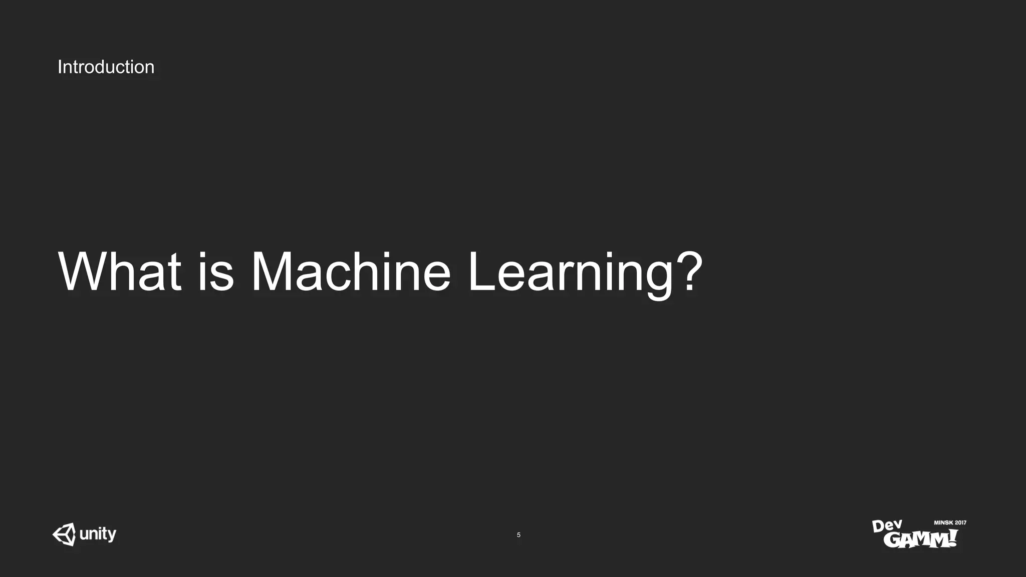 Machine Learning in Unity - How to give your game AI a real brain | PPTX