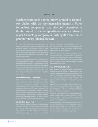 Machine learning for Marketers | PDF