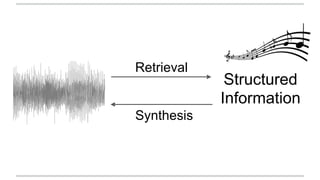 Structured
Information
Retrieval
Synthesis
 