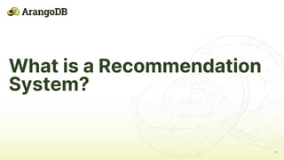 Machine Learning + Graph Databases for Better Recommendations | PPTX