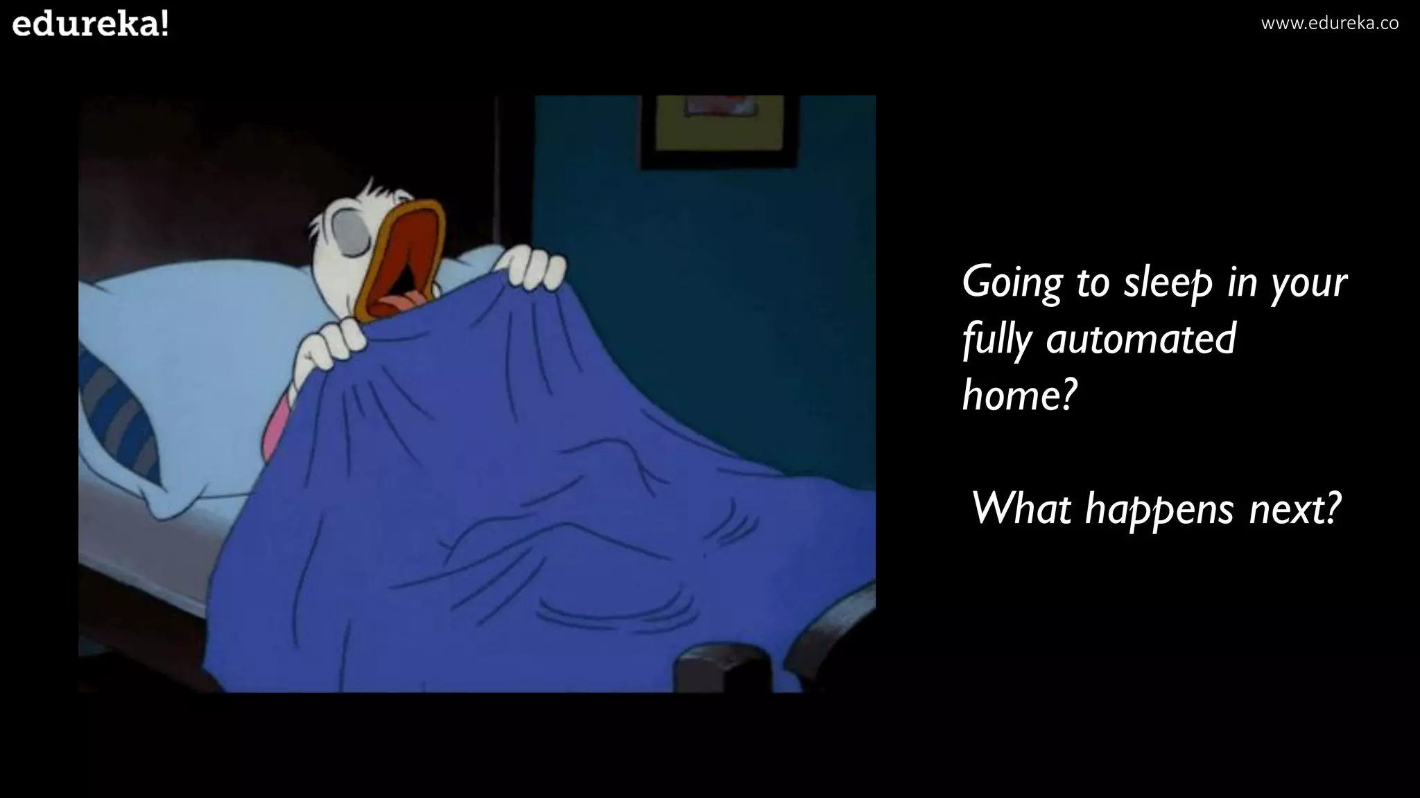 Going to sleep in your
fully automated
home?
What happens next?
www.edureka.co
 