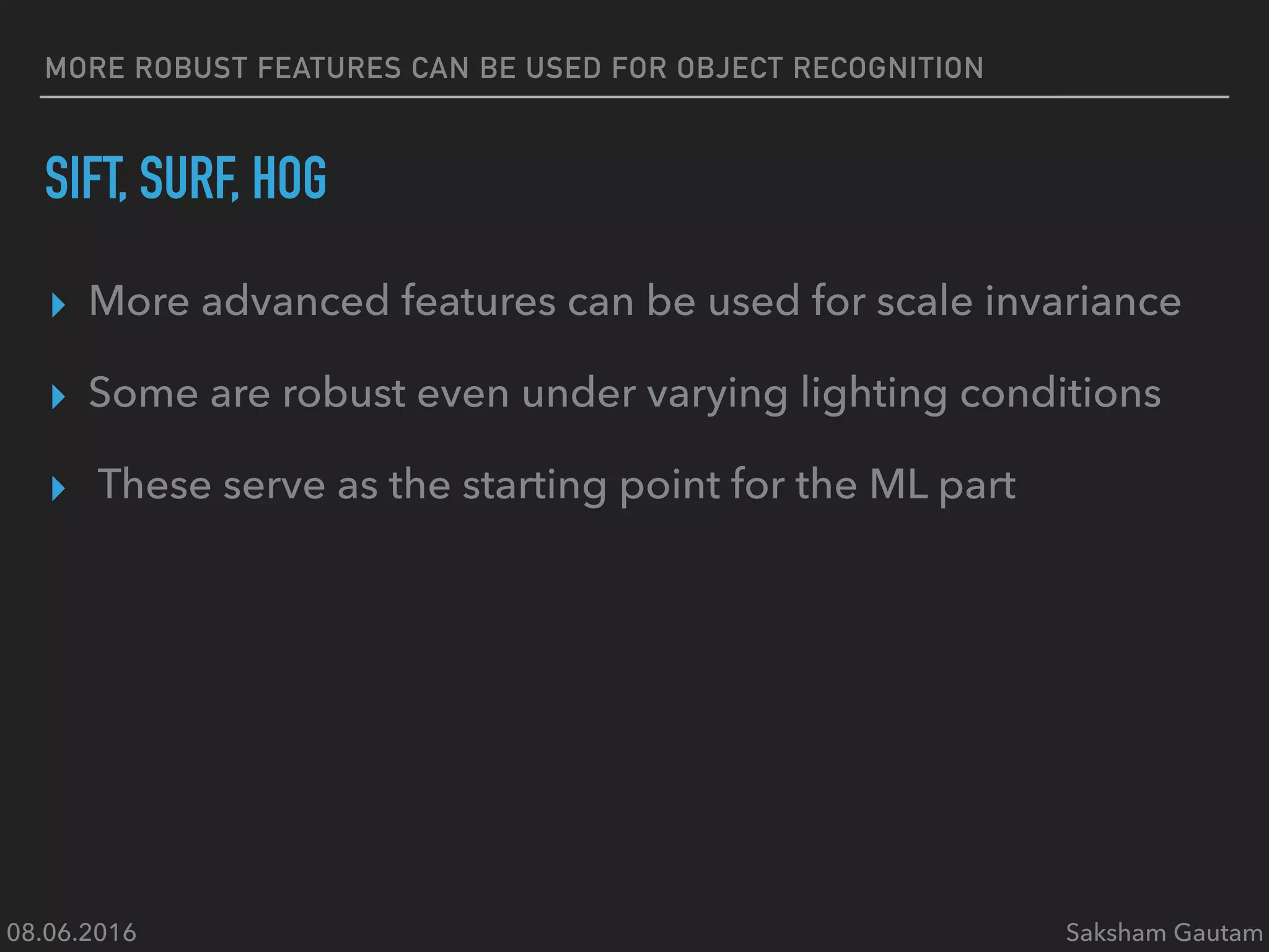Machine Learning in Computer Vision | PPT | Free Download