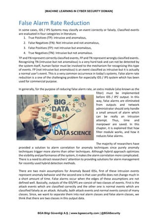 Machine Learning in Cyber Security Domain | PDF