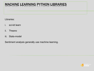Machine learning in finance using python | PPTX