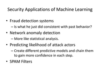 Machine Learning in Information Security by Mohammed Zuber