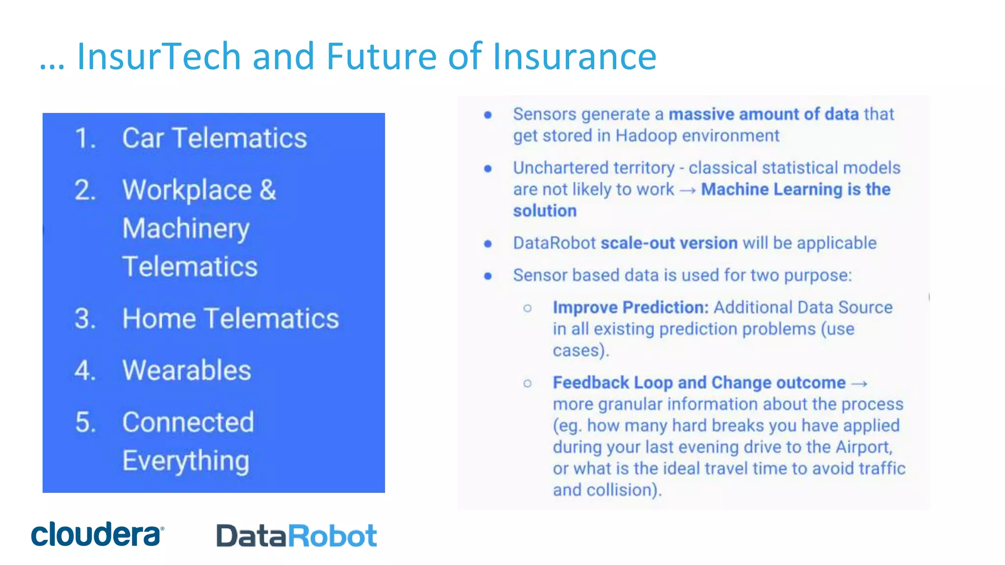 … InsurTech and Future of Insurance
 