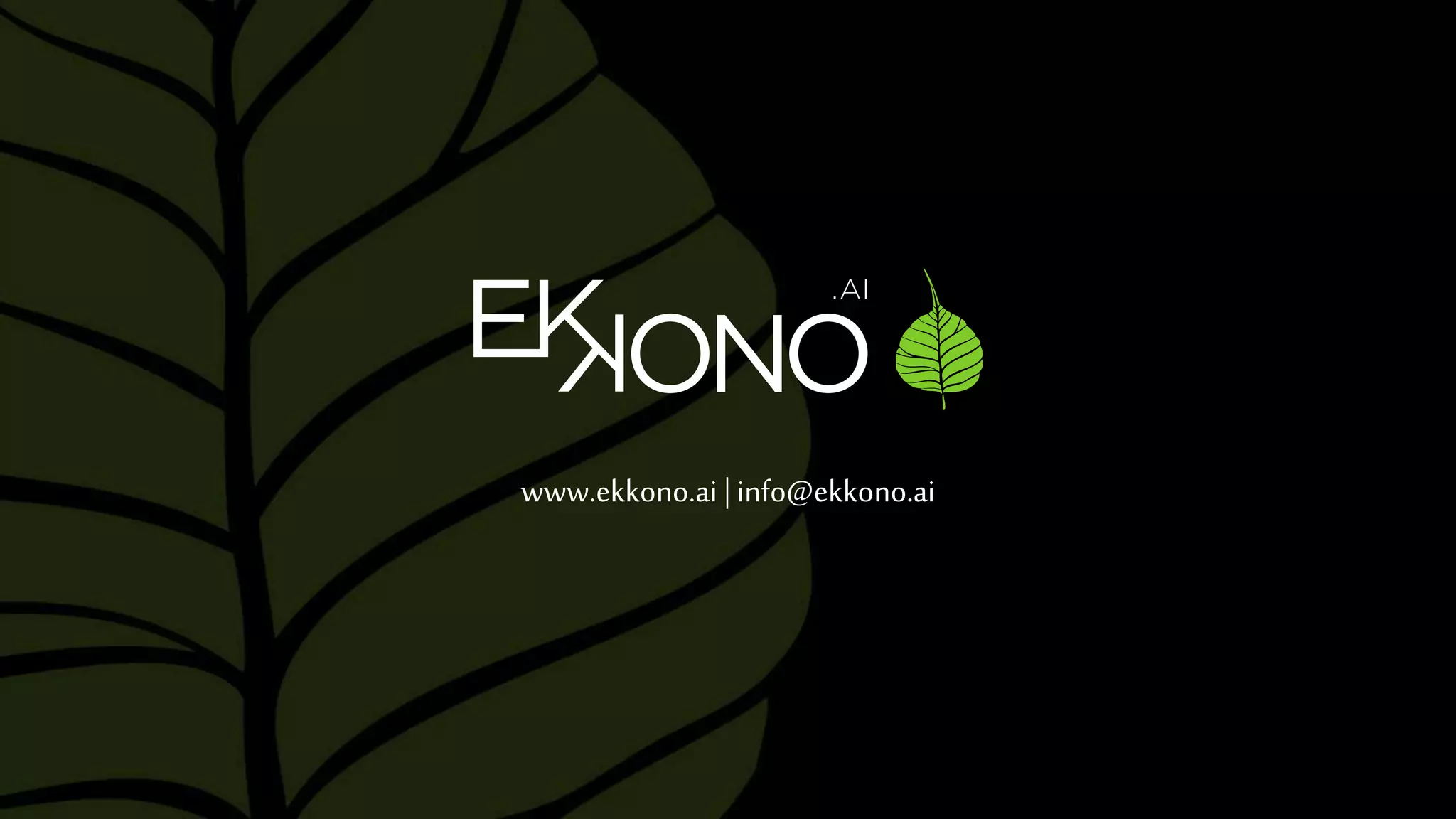 www.ekkono.ai |info@ekkono.ai
 