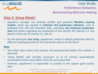 Step 2: Setup Model
• Aquafarm manager can develop reliable and powerful Machine Leaning
models, which are capable to esti...