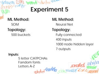 Machine Learning Methods For Captcha Recognition | PDF