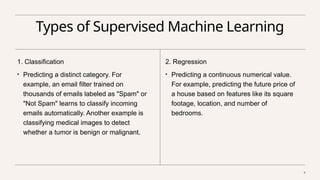 Comprehensive Overview of Machine Learning Models and Techniques | PPTX