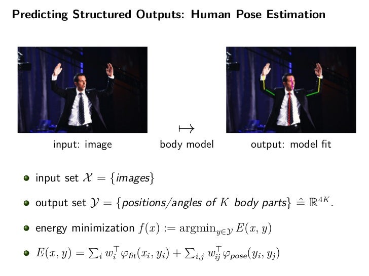 Machine learning of structured outputs