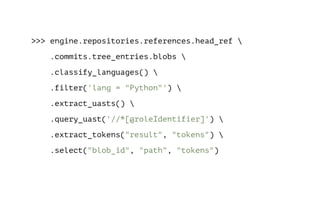 Machine learning on source code | PDF