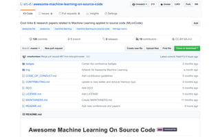 Machine learning on source code | PDF