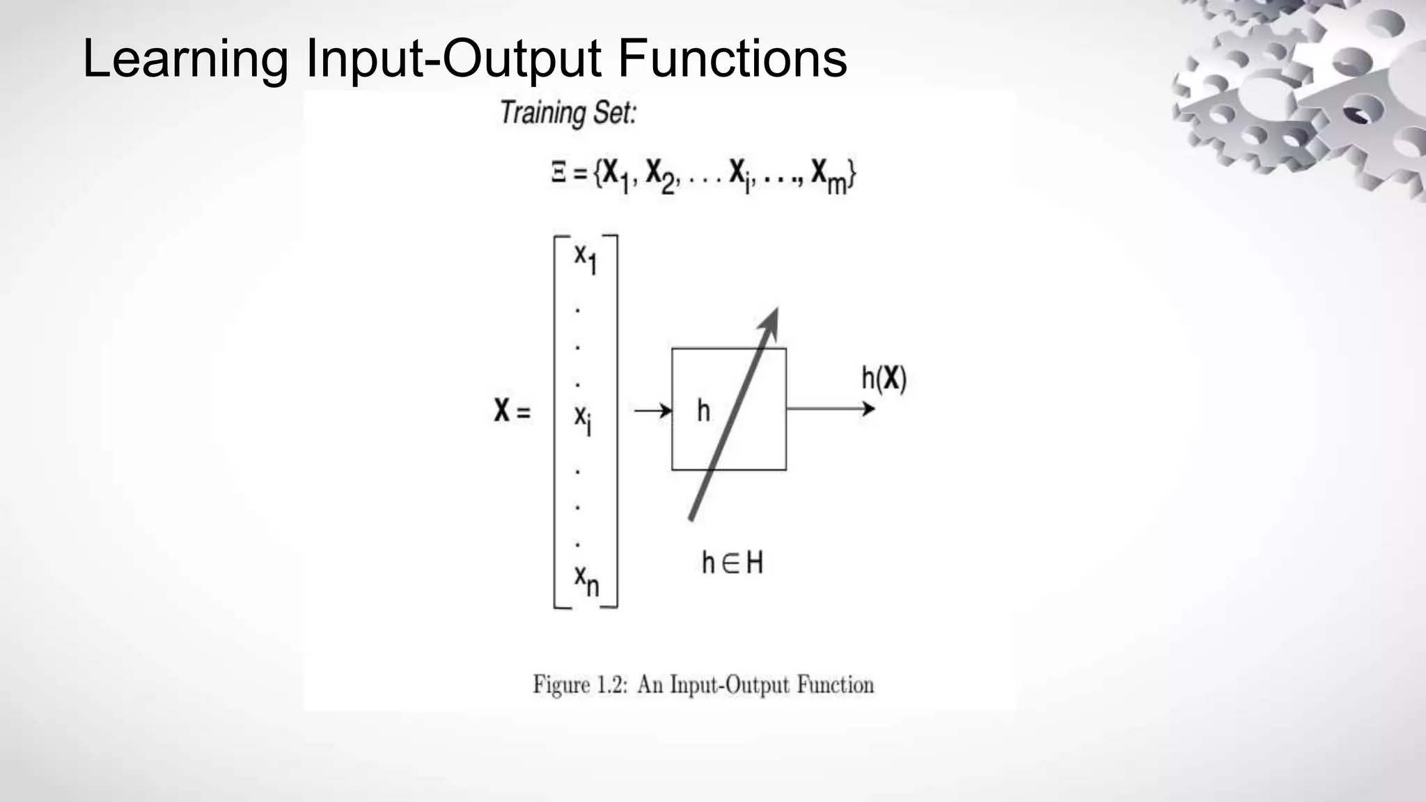 Learning Input-Output Functions
 