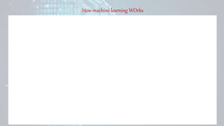 How machine learning WOrks
 