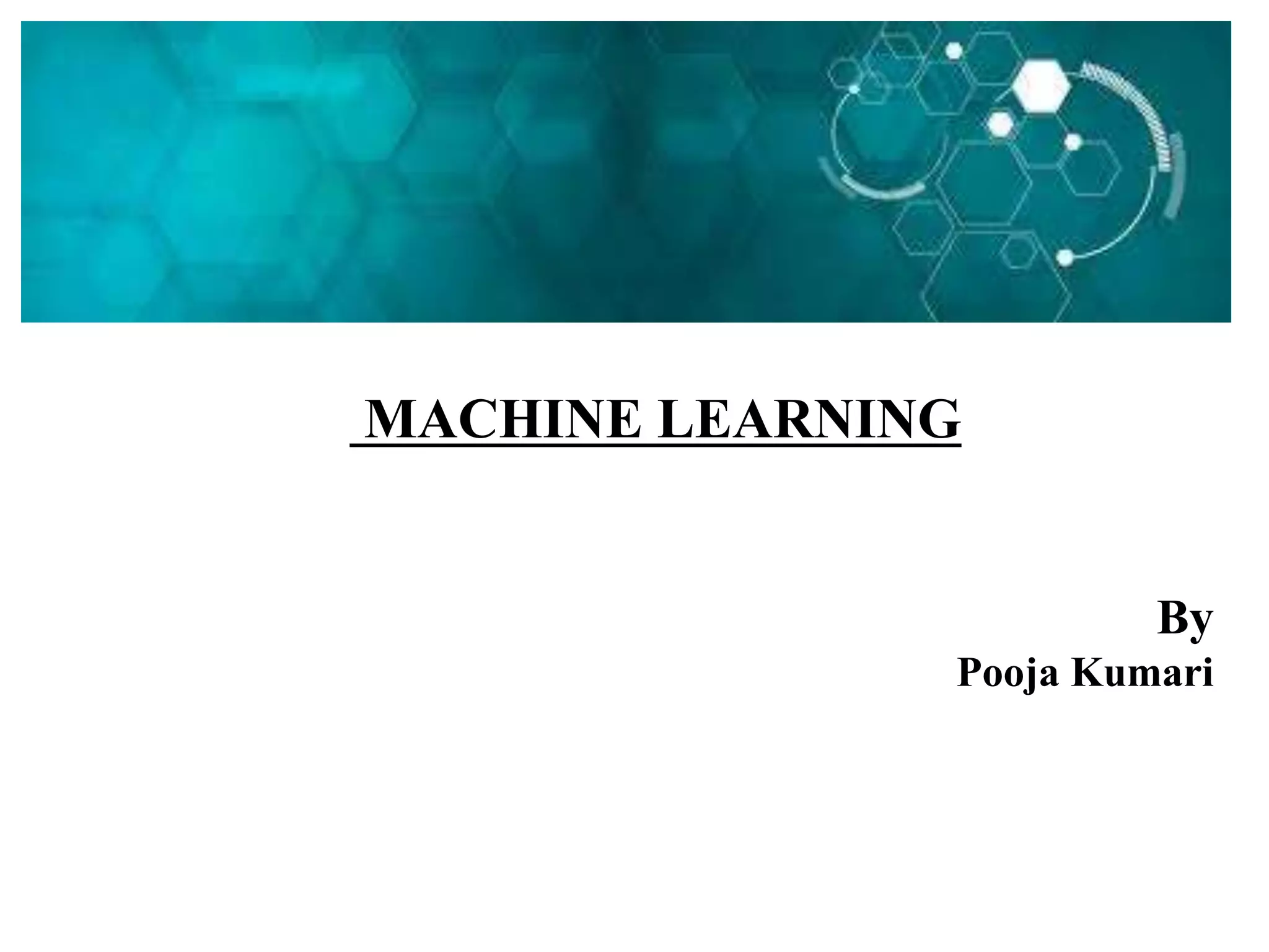 Machine learning ppt1 | PPT