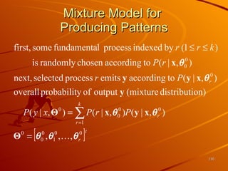 Mixture Model for  Producing Patterns 