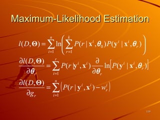 Maximum-Likelihood Estimation 