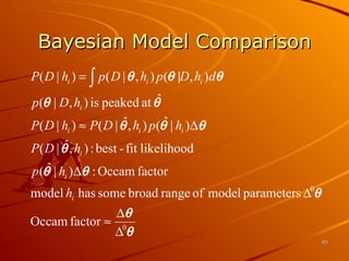 Bayesian Model Comparison 