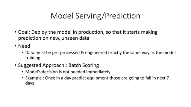 Machine Learning & Predictive Maintenance | PPTX