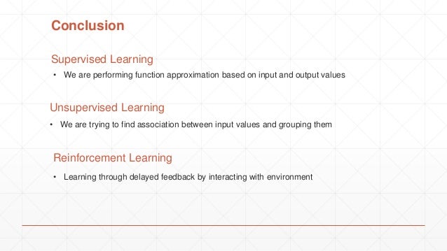 difference between supervised unsupervised and reinforcement learning ppt