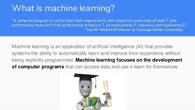 Machine learning presentation