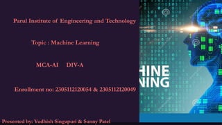 Machine Learning Sunny Raj Machine Learning Basics To Understand What It Actually Is. | PPTX