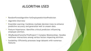 Machine learning project on employee attrition detection using.pptx