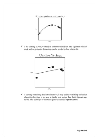 Machine learning Summer Training report | PDF