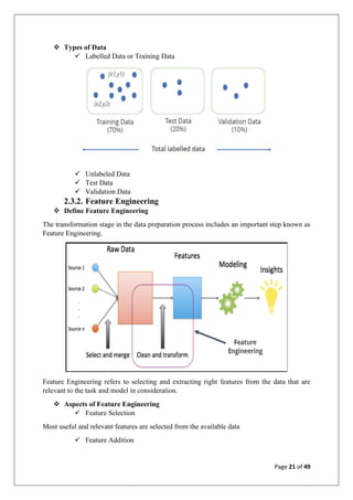 Machine learning Summer Training report | PDF