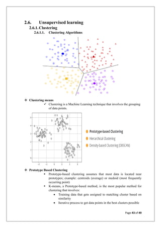 Machine learning Summer Training report | PDF