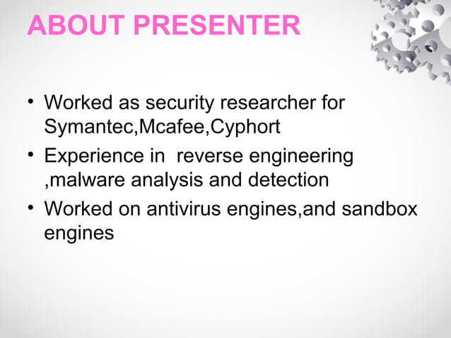 Malware Detection using Machine Learning | PPT | Antivirus Software ...