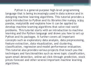 Machine learning training in Bangalore by TIB ACADEMY