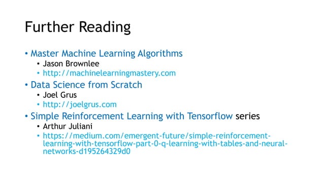 Machine Learning & Unity | PPT