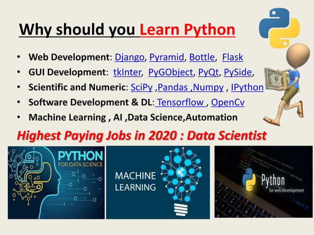 Machine learning using Python IT Learning 2020 | PPT