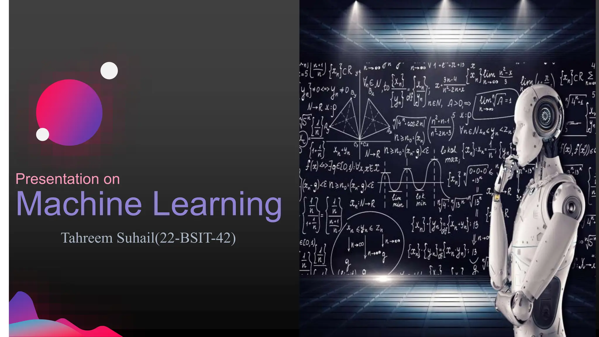 machine Learning & types of Machine Learning.pptx