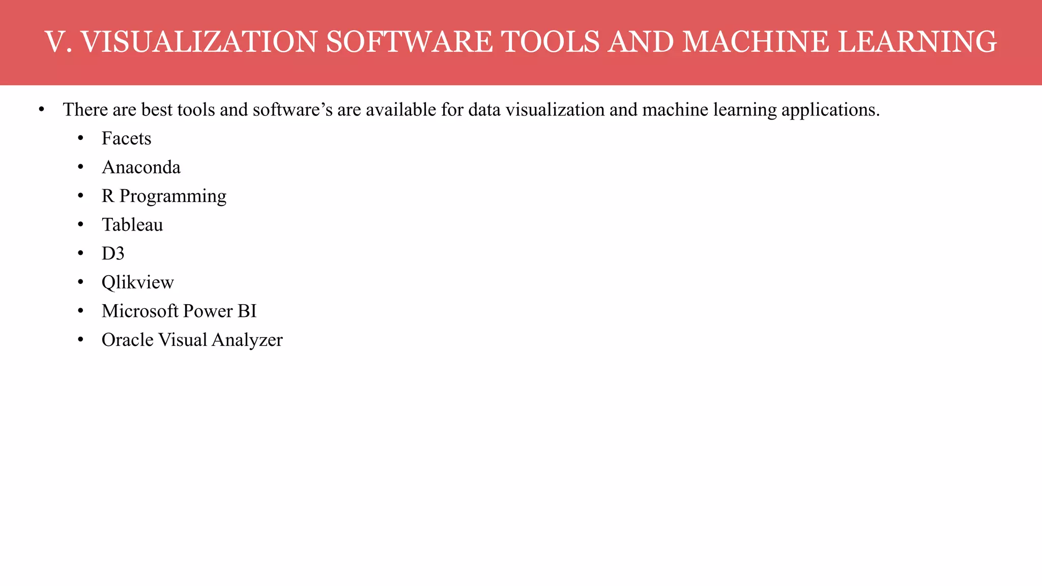 Machine learning with an effective tools of data visualization for big ...