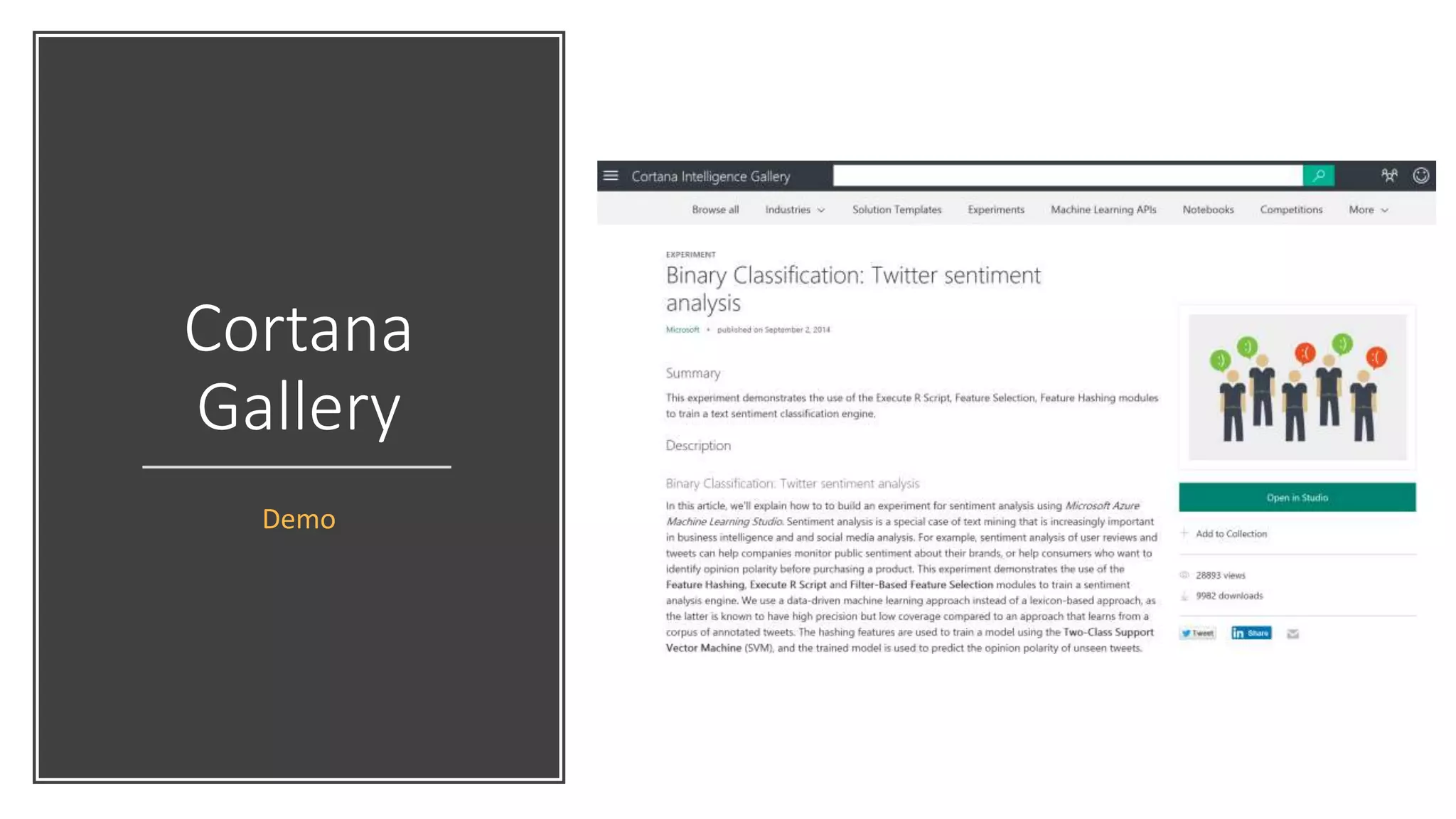 Cortana
Gallery
Demo
 