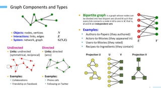 4
Graph Components and Types
 