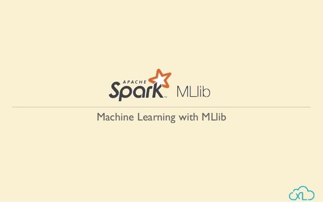 apache spark machine learning tutorial