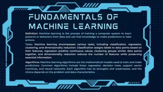 MACHINE LEARNING WITH PYTHON PPT.pptx | Programming Languages | Computing