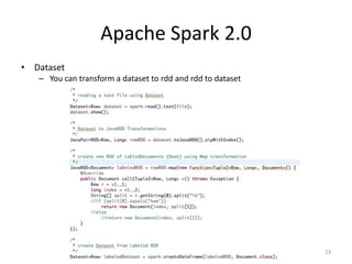 Large Scale Machine learning with Spark | PPTX