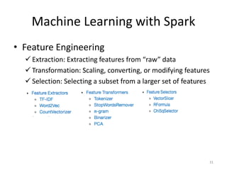Large Scale Machine learning with Spark | PPTX