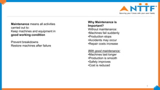Comprehensive Guide to Machine and Equipment Maintenance Practices | PDF